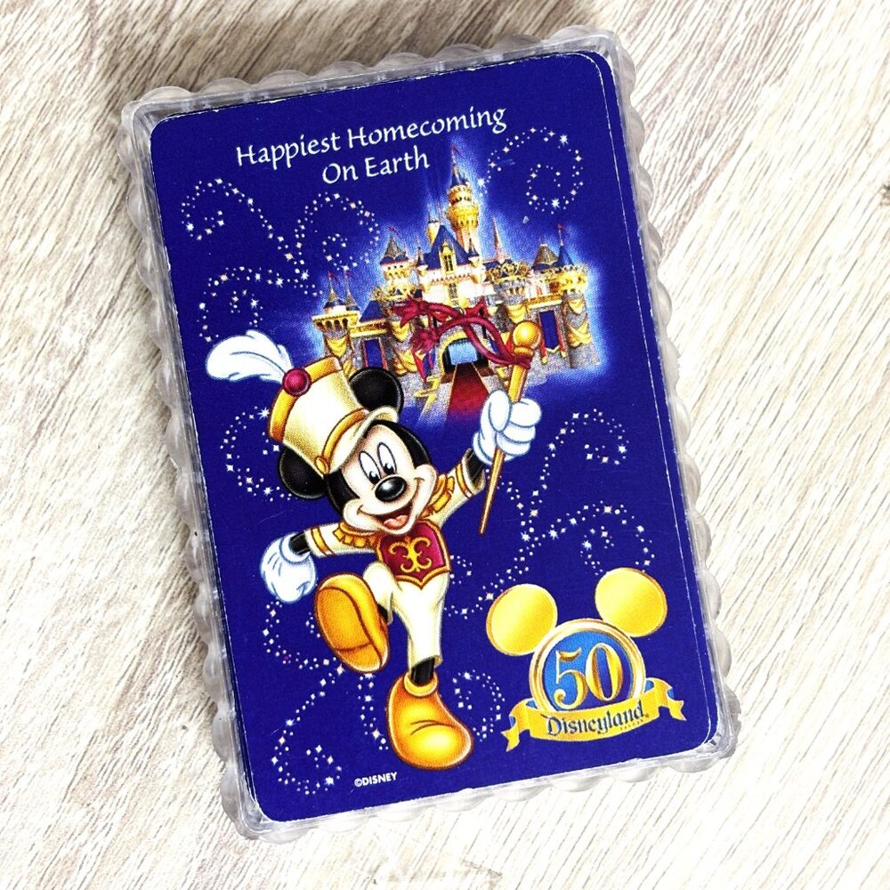 Disneyland 50th Anniversary Happiest Homecoming on Earth Playing Cards